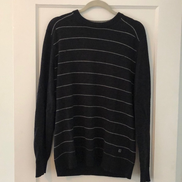 Smartwool Other - Smartwool merino wool gray stripe crew neck